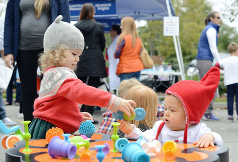 Toddlers With Sensory Toys