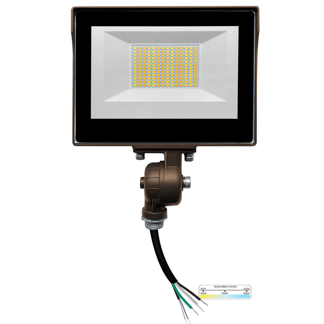 Spot LED Extérieur encastrable 220V 25W (éclairage 200W) - étanche IP67  diamètre 195mm Blanc Chaud 3000K 2000lm