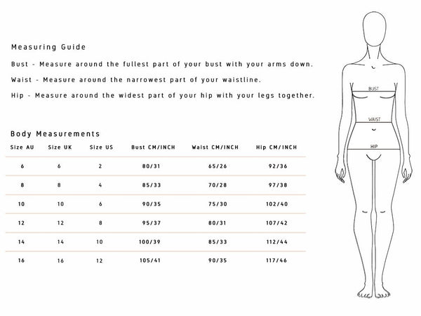 Ministry of Style Sizing Guide