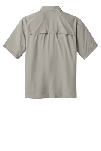 Eddie Bauer EB608 Fishing Shirt Short Sleeve - Blue Gill - L