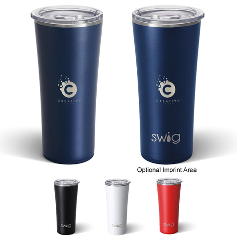 Printed Swig Life Stainless Steel Stemless Wine Tumblers (12 Oz.), Drinkware & Barware