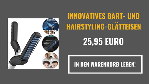 INNOVATIVES BART- UND HAIRSTYLING-GLÄTTEISEN