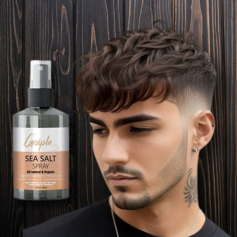 French Crop gestylt mit Sea Salt Spay