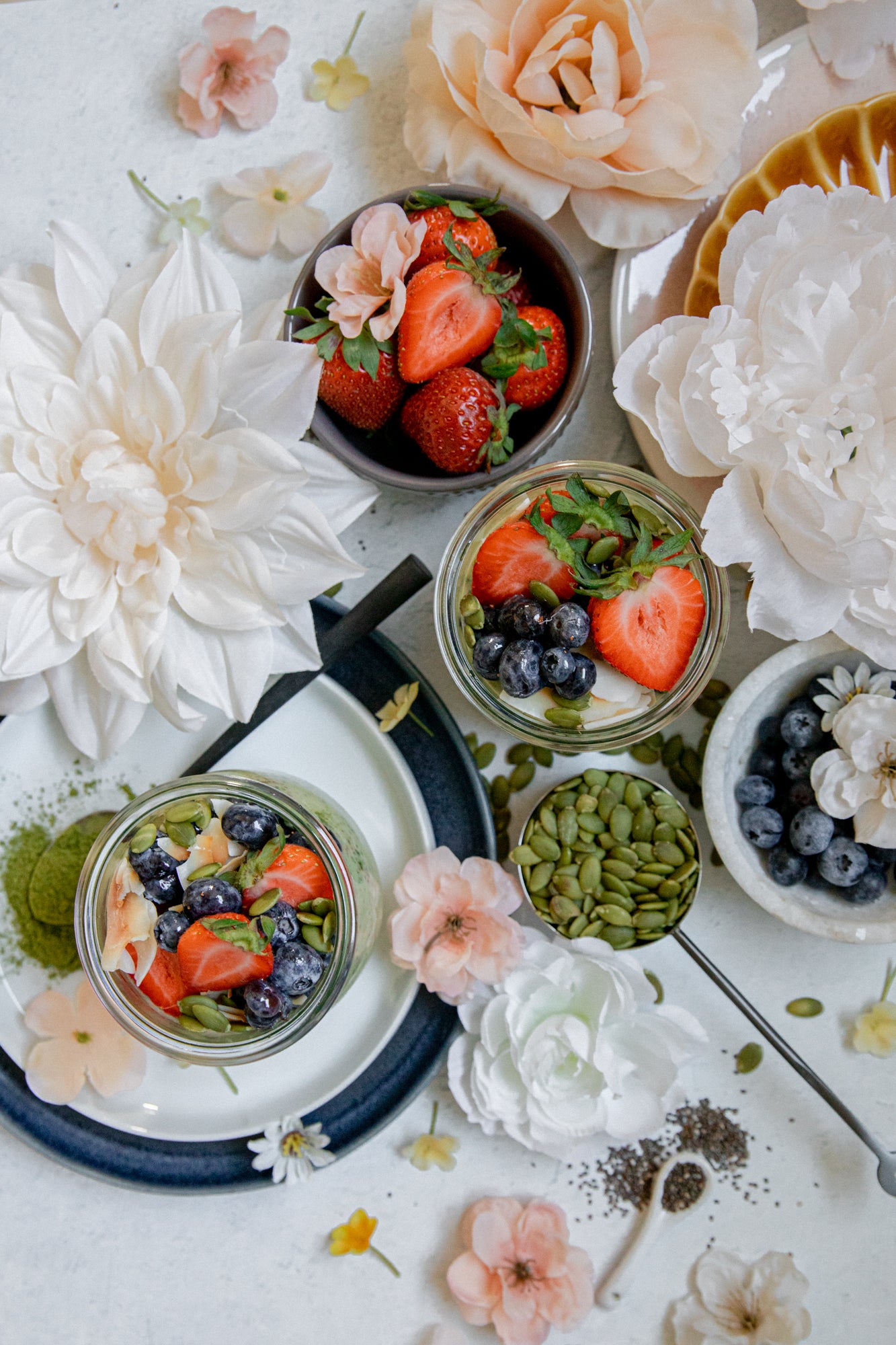 Matcha Chia Pudding Ingredients