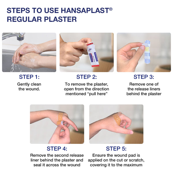 Buy original Hansaplast Medicated Antiseptic Band Aid Dressing