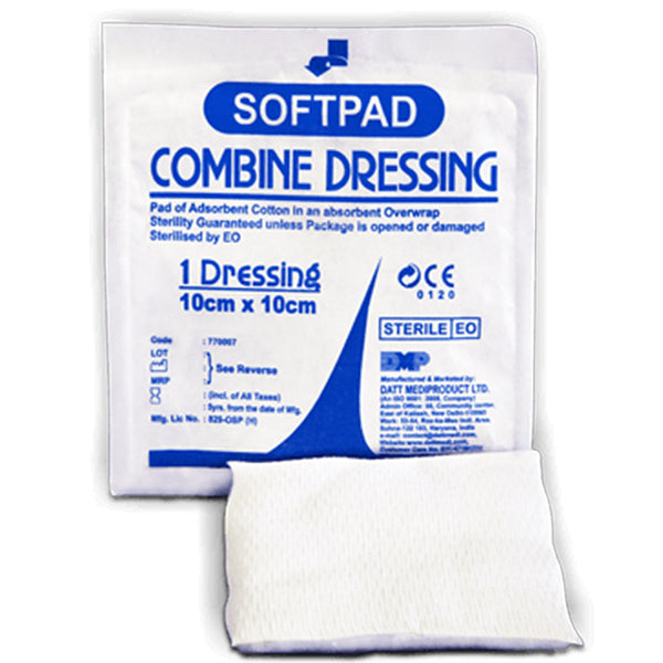 Soft Cotton Combine Dressing Pad Sterile, For Clinical, Hospital, Feature :  Comfortable, Disposable at Rs 13 / piece in Pondicherry