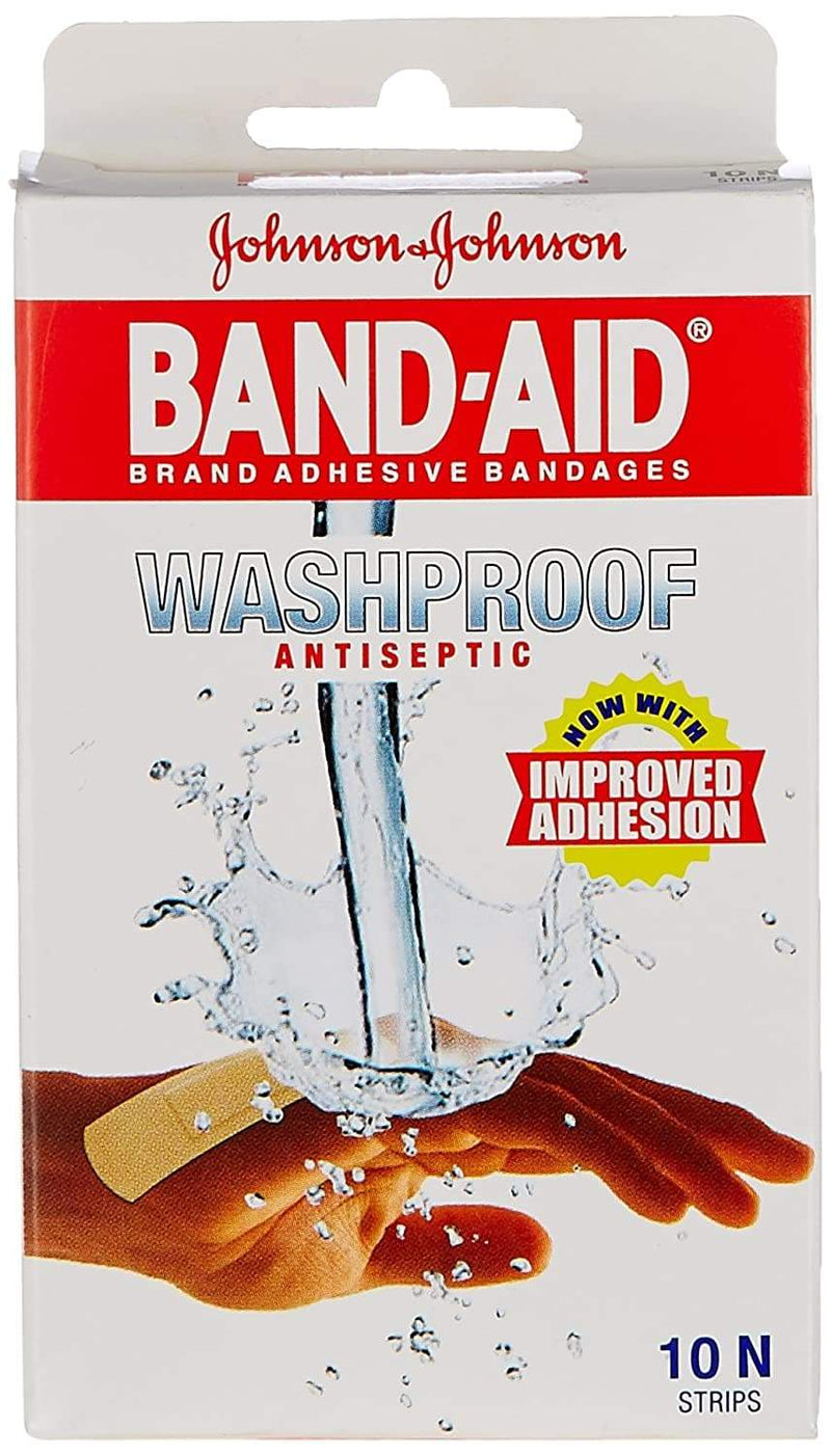 Band Aid Washproof 10s