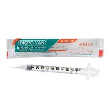 Buy Dispo Van Insulin Syringe 1ml Multipack At Best Price Online In India Smart Medical Buyer