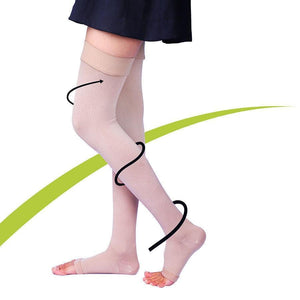 Compression Stockings by Sorgen at Smart Medical Buyer | Sorgen Classique Class 1 Thigh Length Lycra Compression Stockings (Medium)
