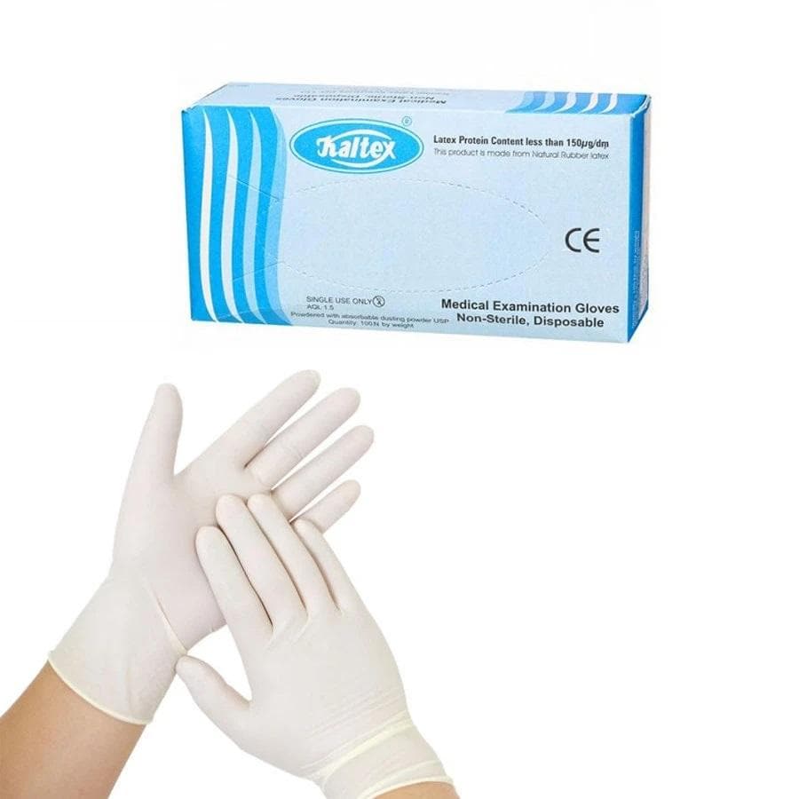 Buy Kaltex Non Sterile Powdered Latex Examination Gloves Online in ...