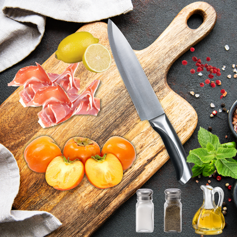 Marinated Persimmon and Prosciutto Ham Cutting Board