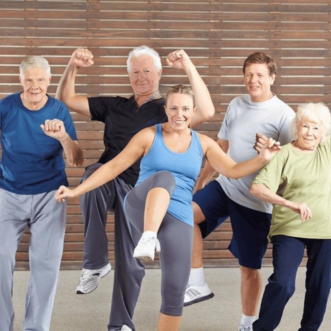 Working out in a group