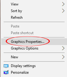 Graphics Properties