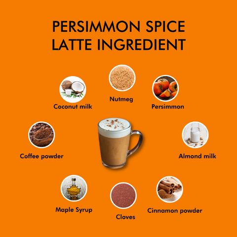 Persimmon Spiced Latte Ingrediants