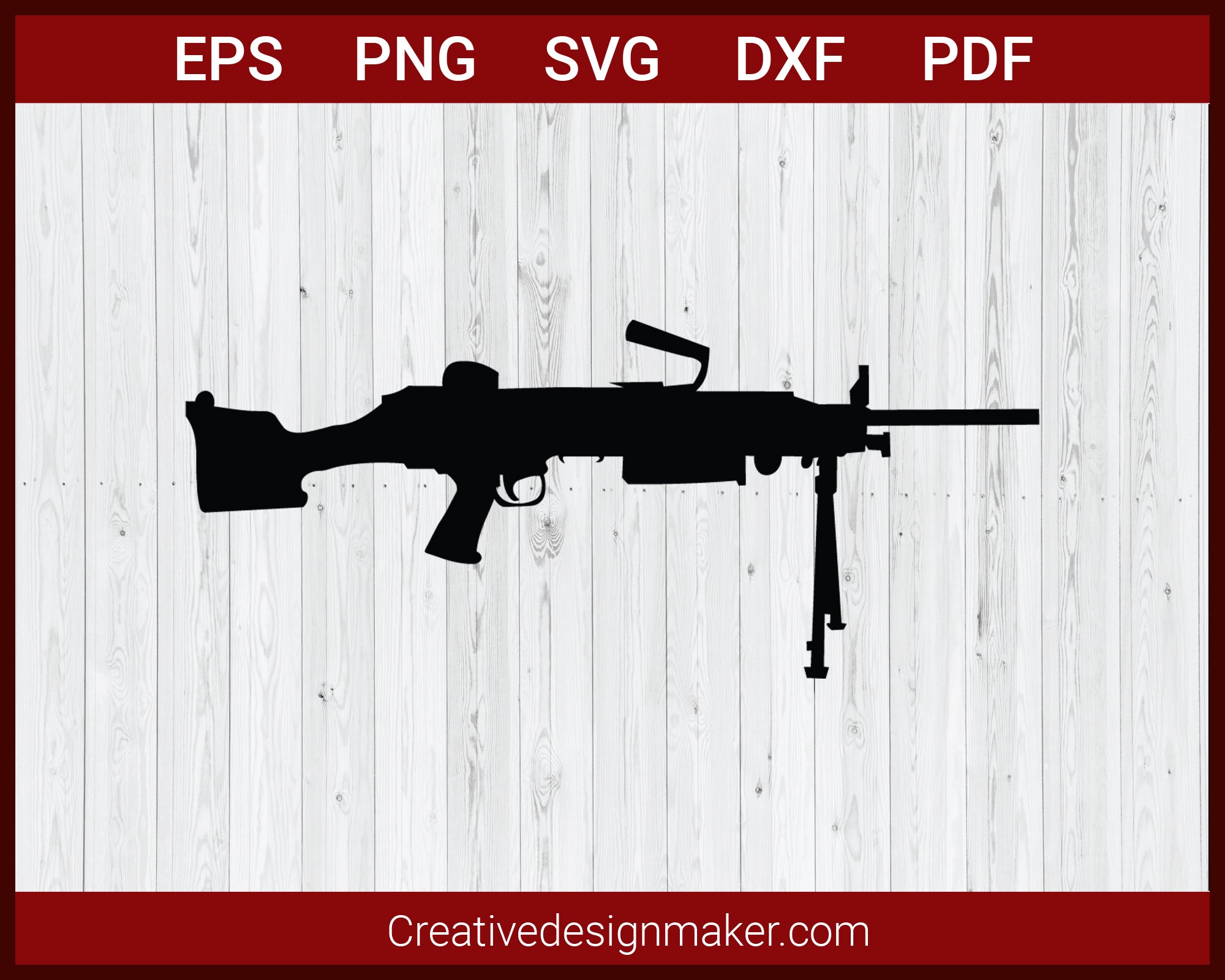 Download Gun Svg Cricut Silhouette Dxf Png Eps Cut File Creativedesignmaker