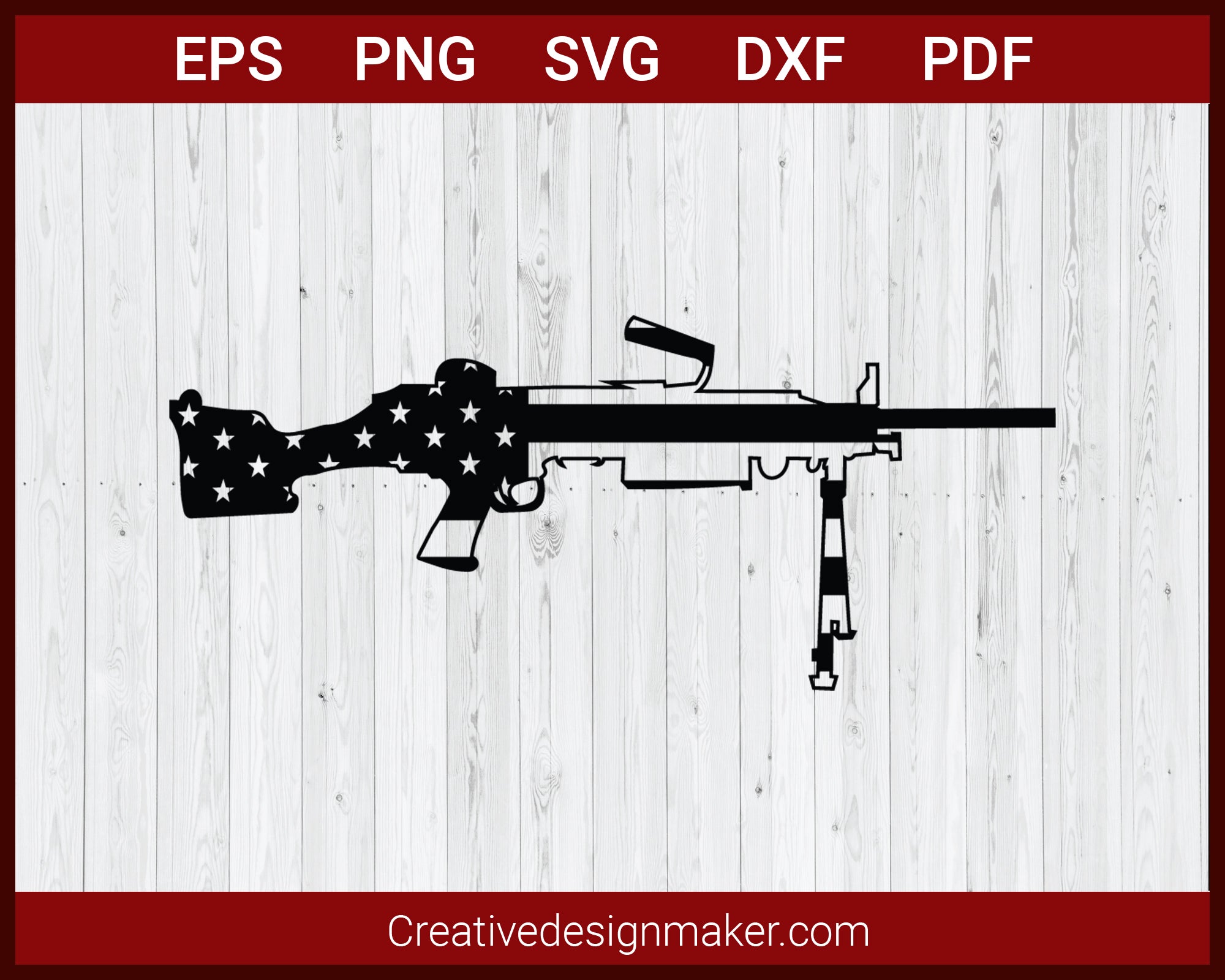 Download Usa Gun Flag Patriot American Svg Cricut Silhouette Dxf Creativedesignmaker