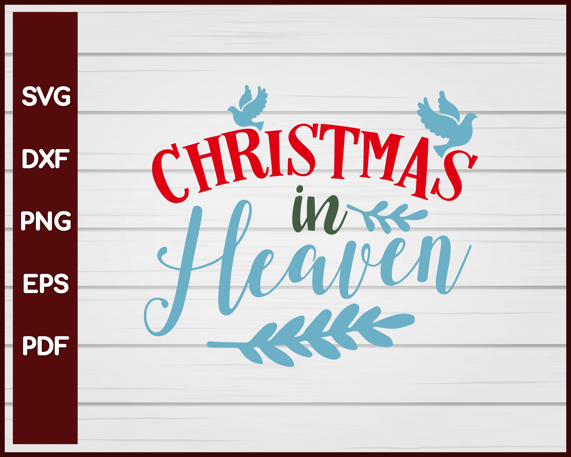 Download Christmas In Heaven Svg Creativedesignmaker SVG Cut Files