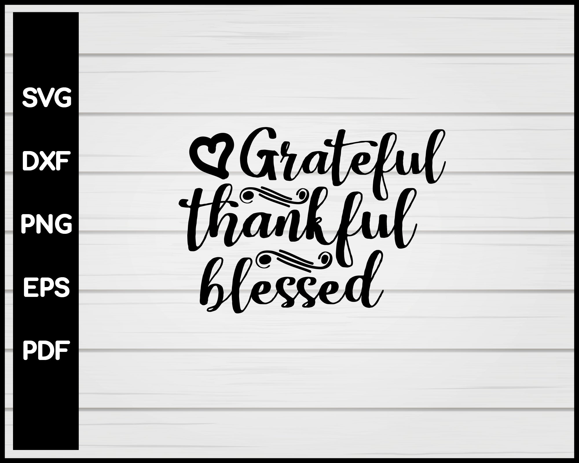 Grateful Thankful Blessed Nurse Svg Cut File For Cricut Silhouette Eps Creativedesignmaker