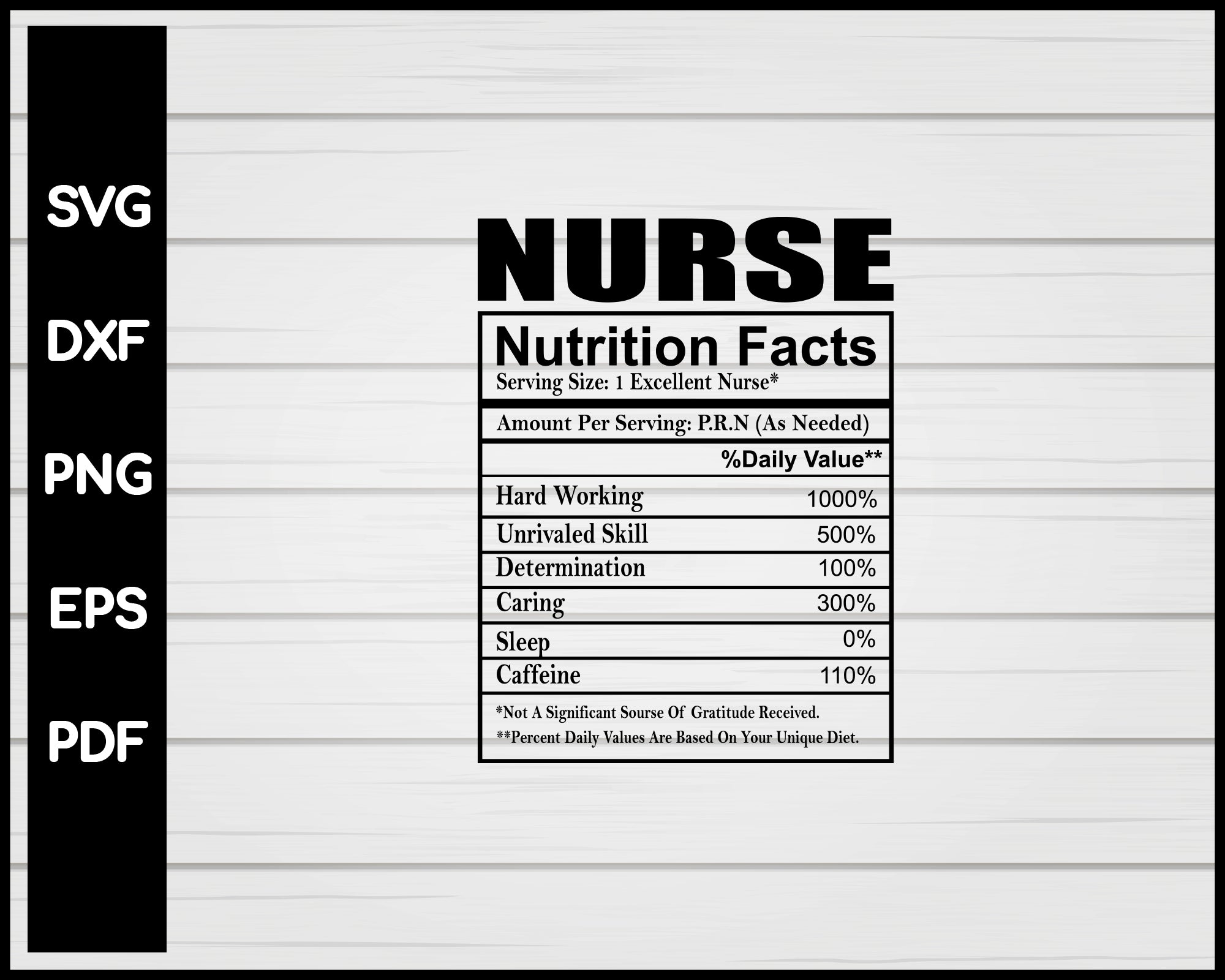 Download Black Nurse Nutrition Facts Svg File Instant Digital Download Art Collectibles Prints Efp Osteology Org