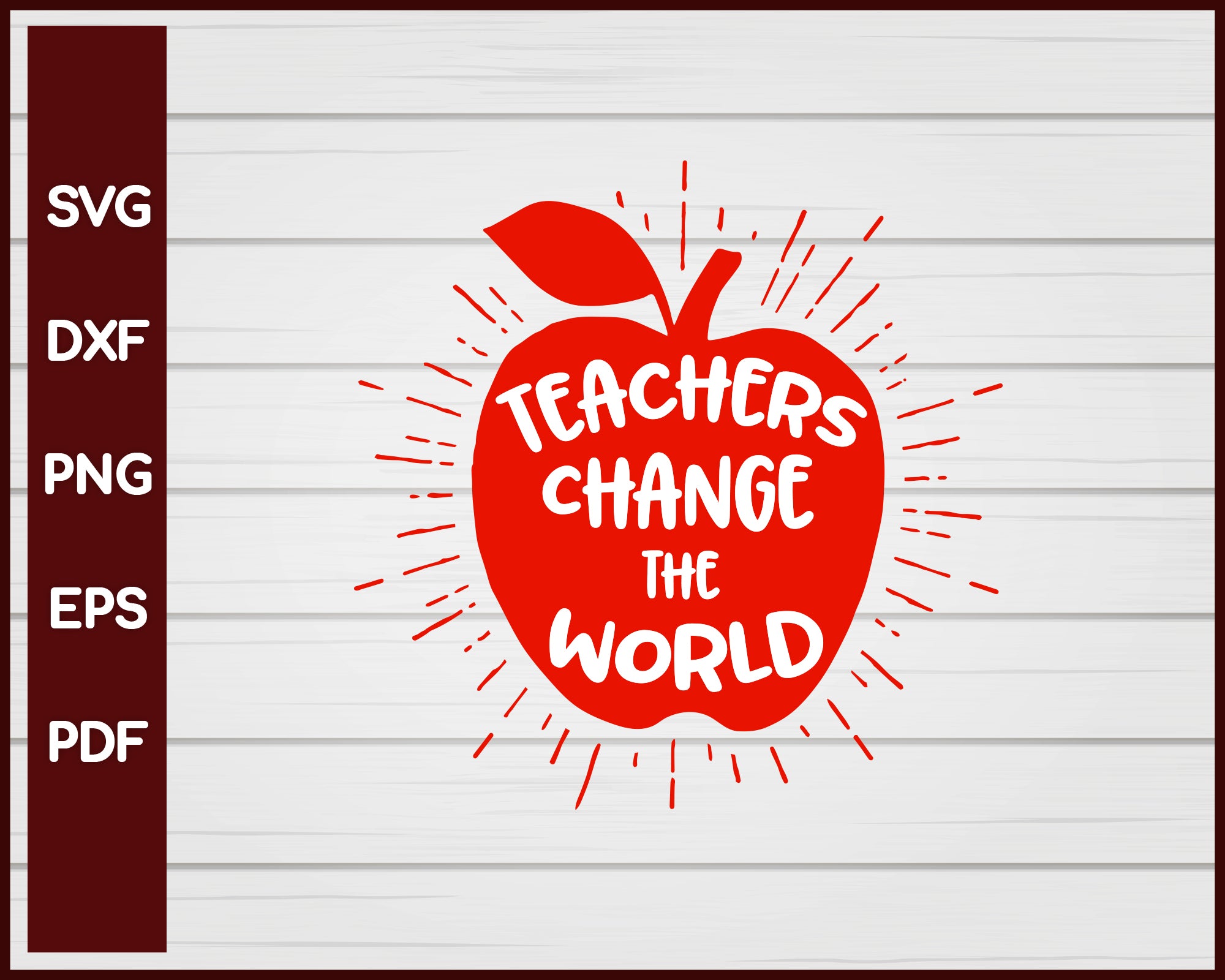 Download Teachers Change The World School Svg Creativedesignmaker