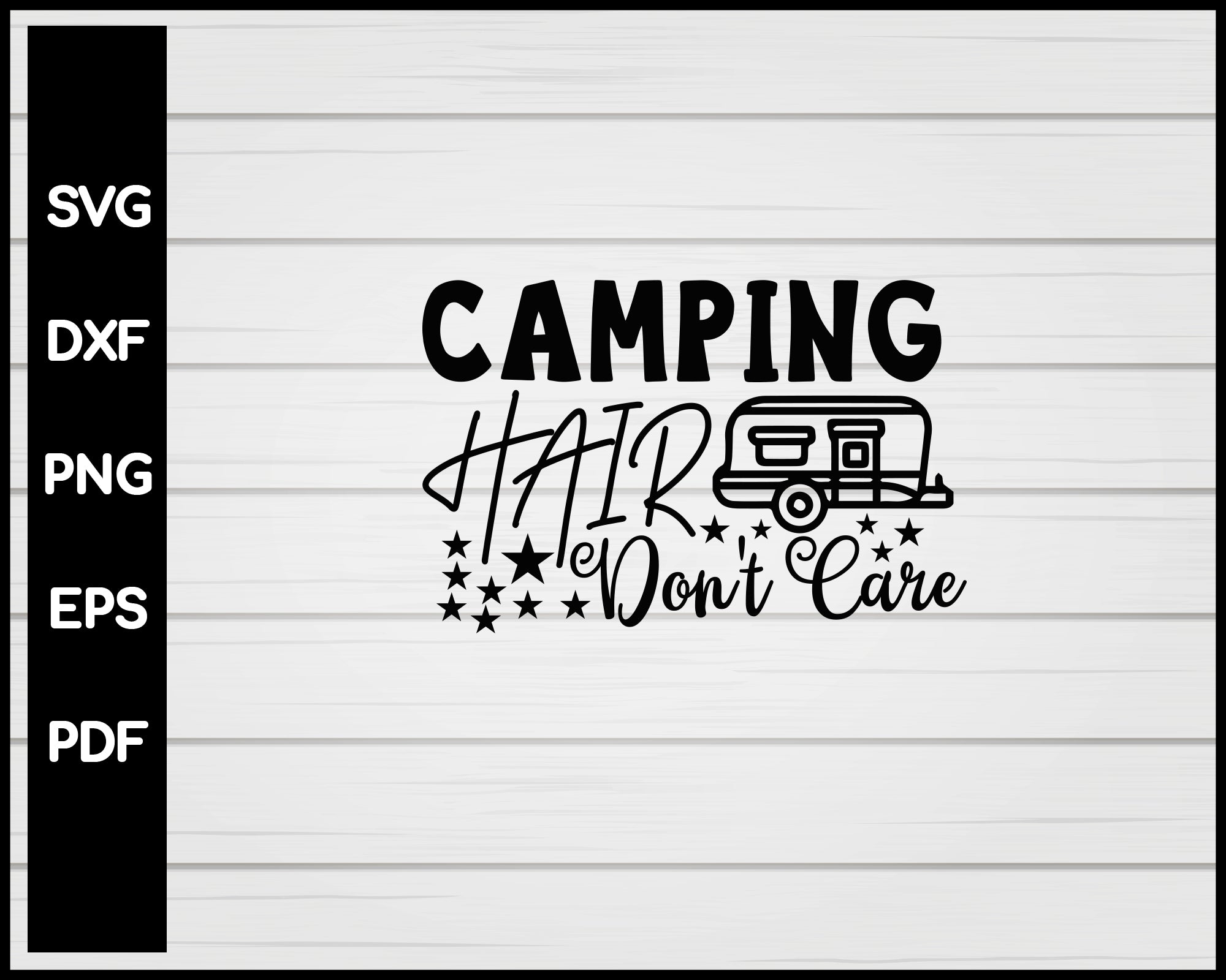 Free Camping Hair Svg