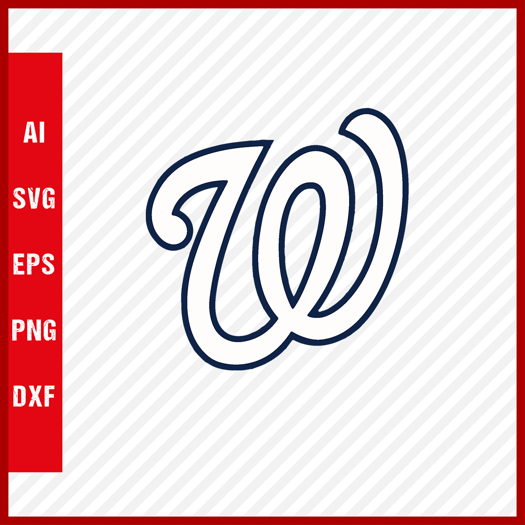Washington Nationals Logo MLB Svg Cut Files Baseball Clipart ...