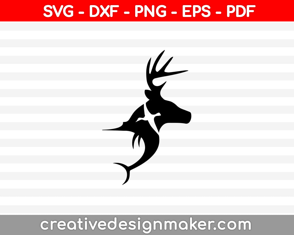 Duck Deer Fish Svg Svg Png Cutting Printable Files Creativedesignmaker