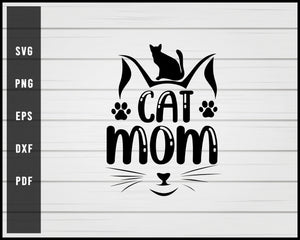 Download Cat Mom Svg Png Silhouette Designs For Cricut Creativedesignmaker PSD Mockup Templates