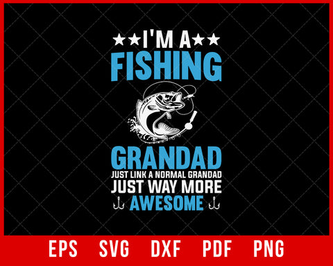 Hooked On Grandpa Fishing Shirt, Love Fishing Grandpa Sweatshirt