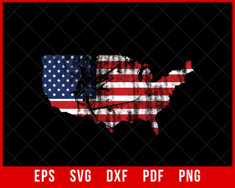 American Flag Bass Fishing T-Shirt Fishing SVG  Creative Design Maker –  Creativedesignmaker