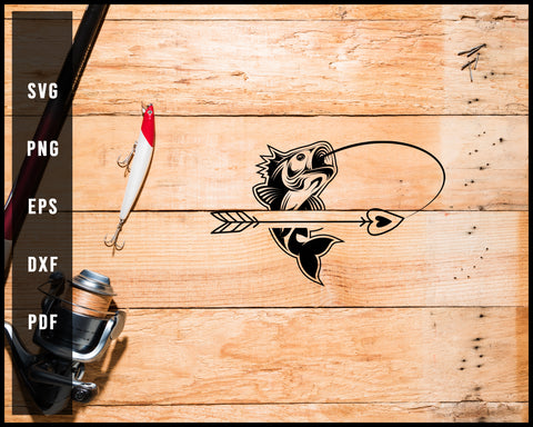 Fishing Is The Reel Deal svg png Silhouette Designs For Cricut And Pri –  Creativedesignmaker