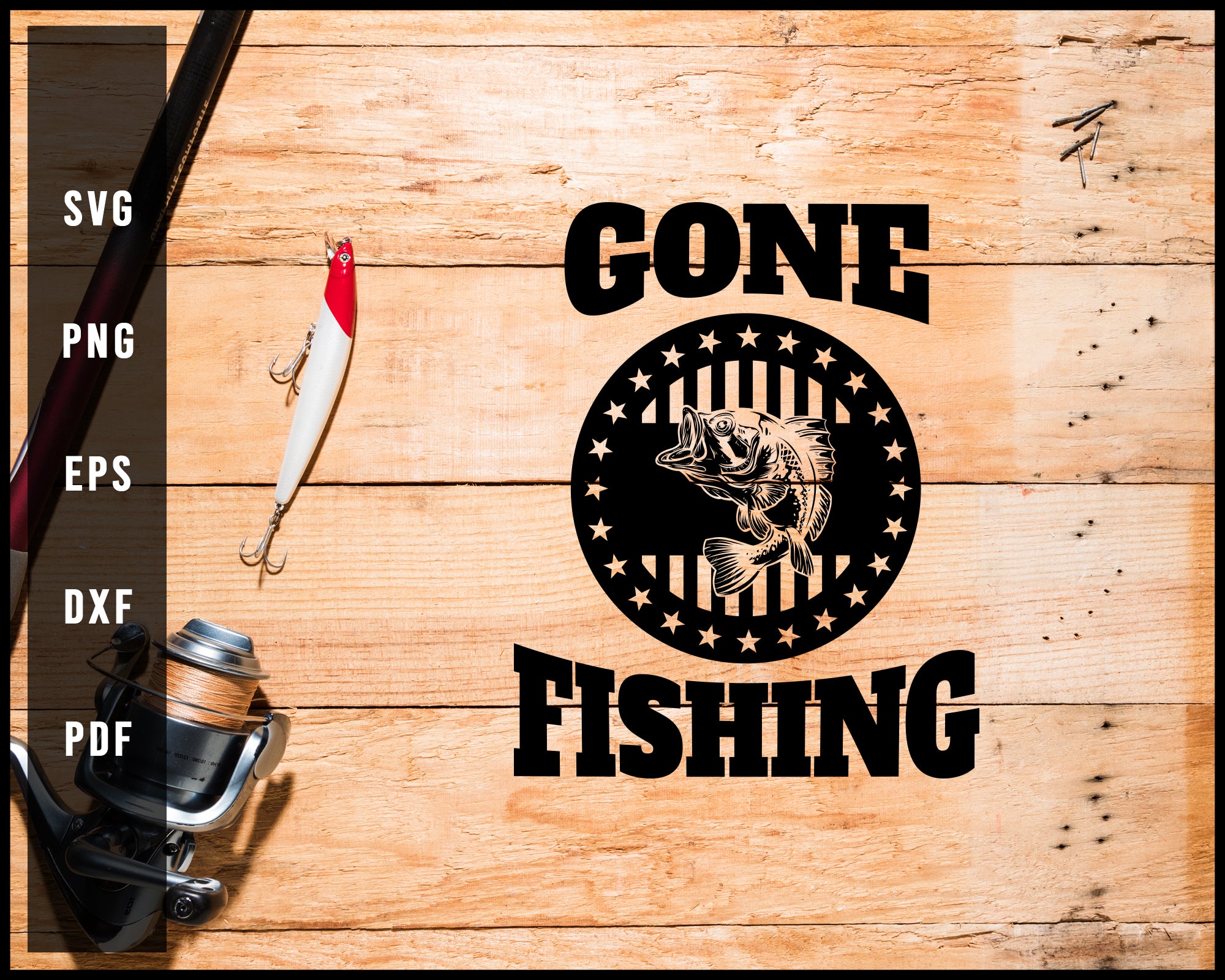 Download Gone Fishing Svg Png Silhouette Designs For Cricut And Printable Files Creativedesignmaker