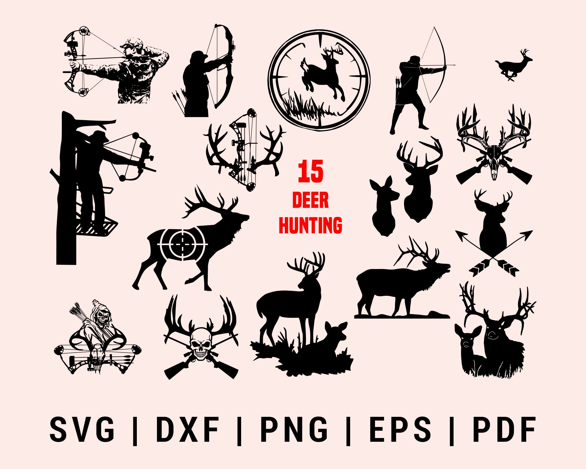 Deer Hunting Svg Creativedesignmaker