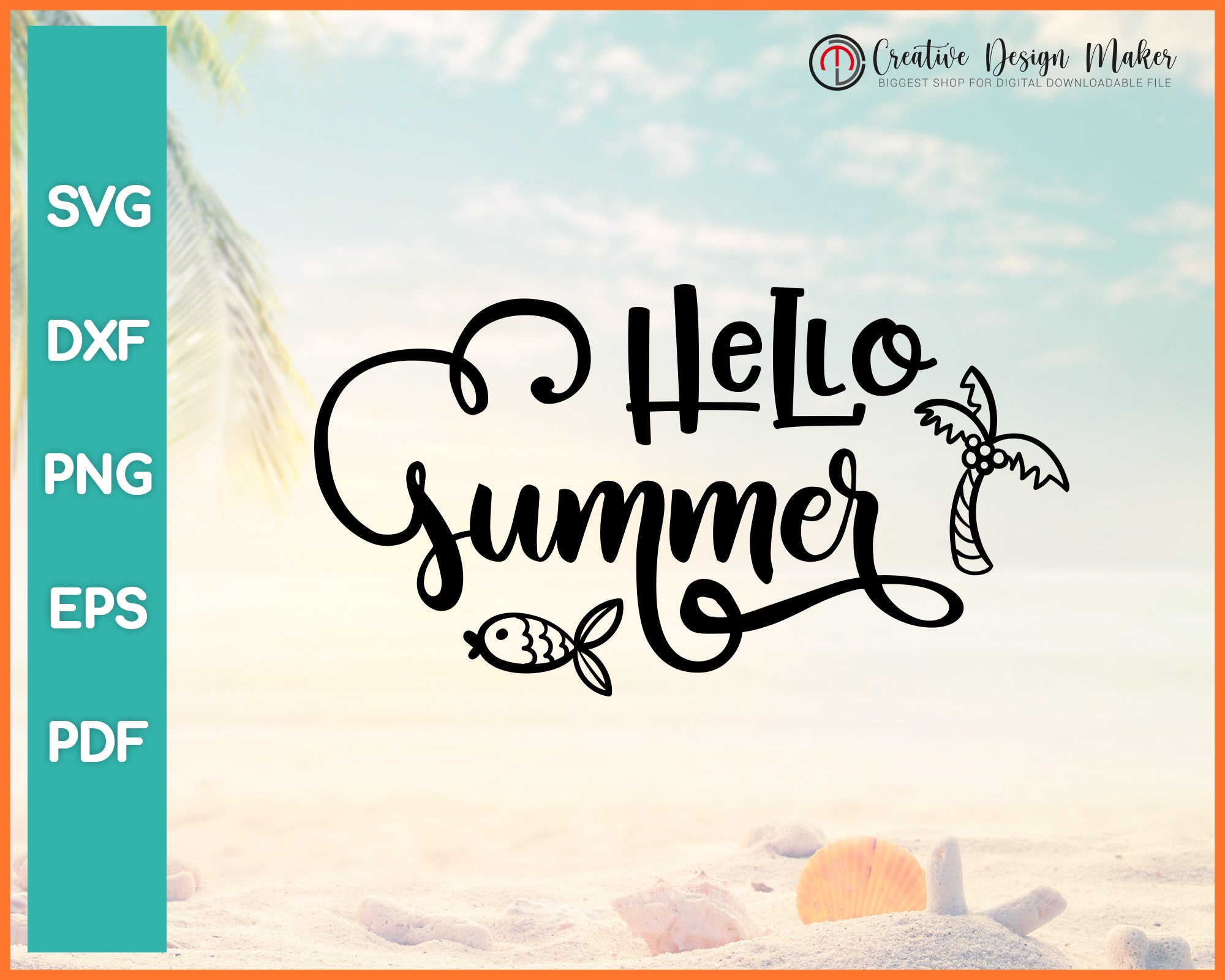 Download Hello Summer Svg Print Or More Cut Files Dxf Instant Files Download Svg Png Hello Summer Bundle Digital Clipart For Design Paper Party Kids Craft Supplies Tools