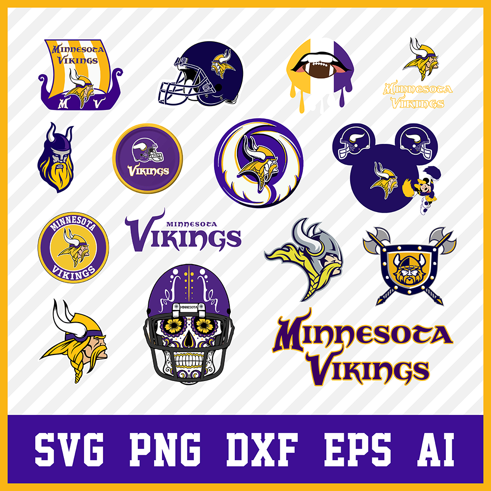 Minnesota Vikings Svg Bundle, Vikings Svg, Minnesota Vikings Logo ...