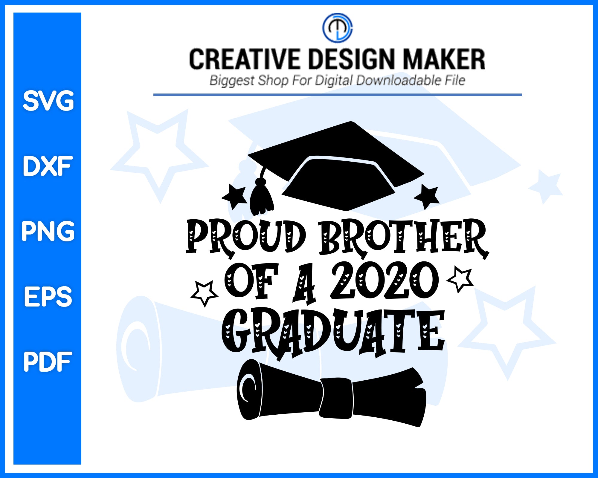 Download Proud Brother Of A 2020 Graduate Svg Creativedesignmaker PSD Mockup Templates