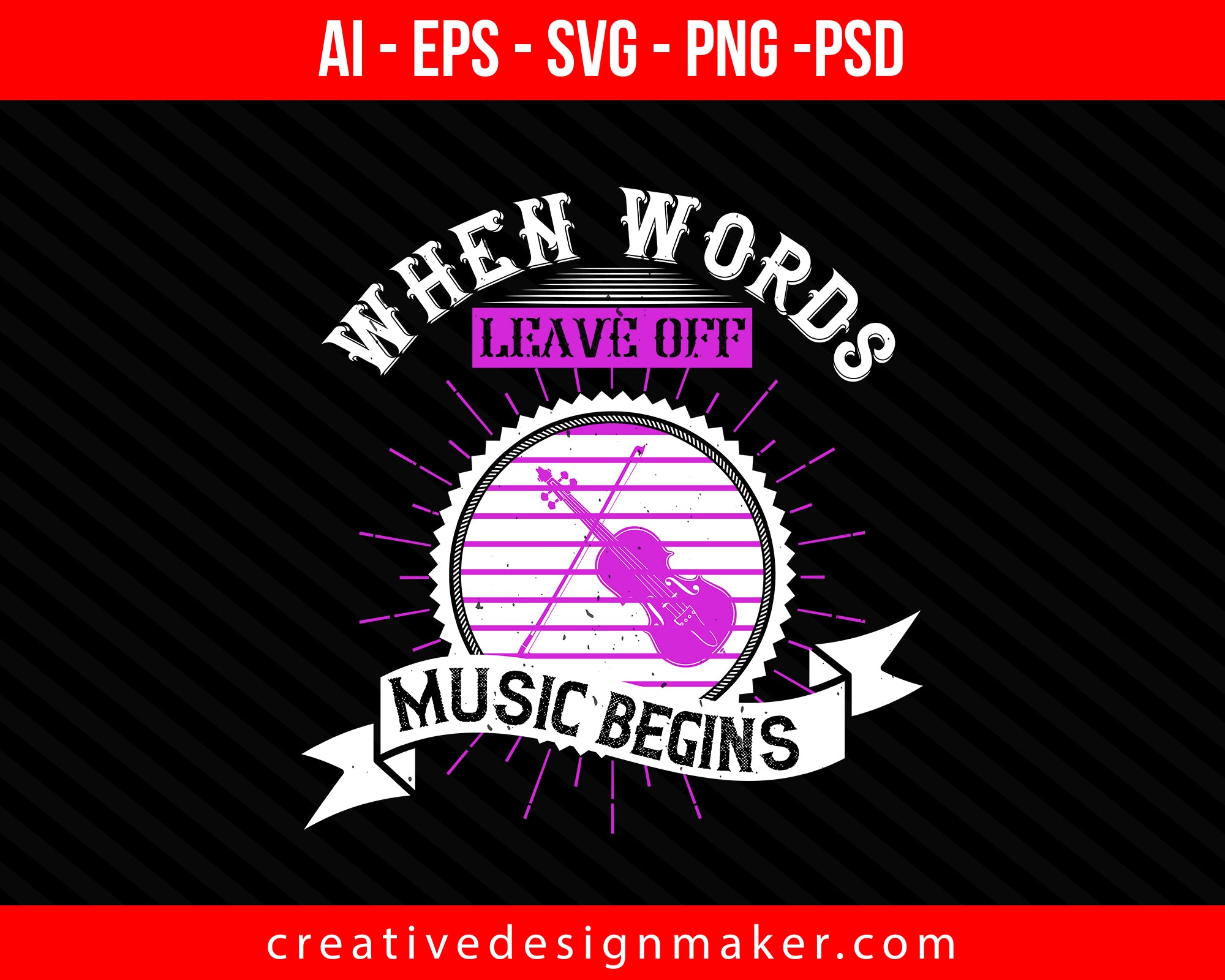 Download When Words Leave Off Music Begins Violin Creativedesignmaker