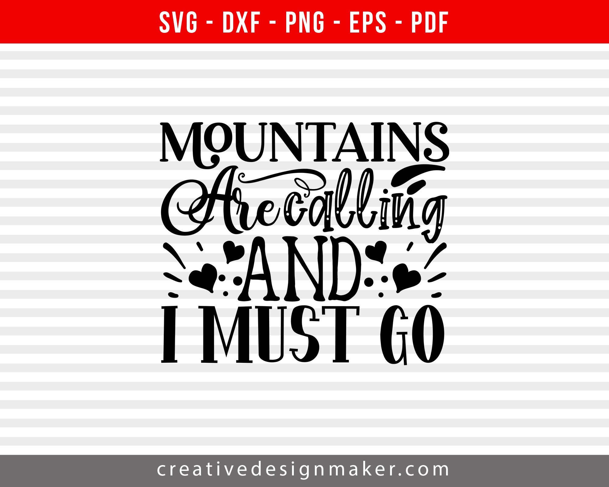 Download Mountains Are Calling And I Must Go Camping Creativedesignmaker