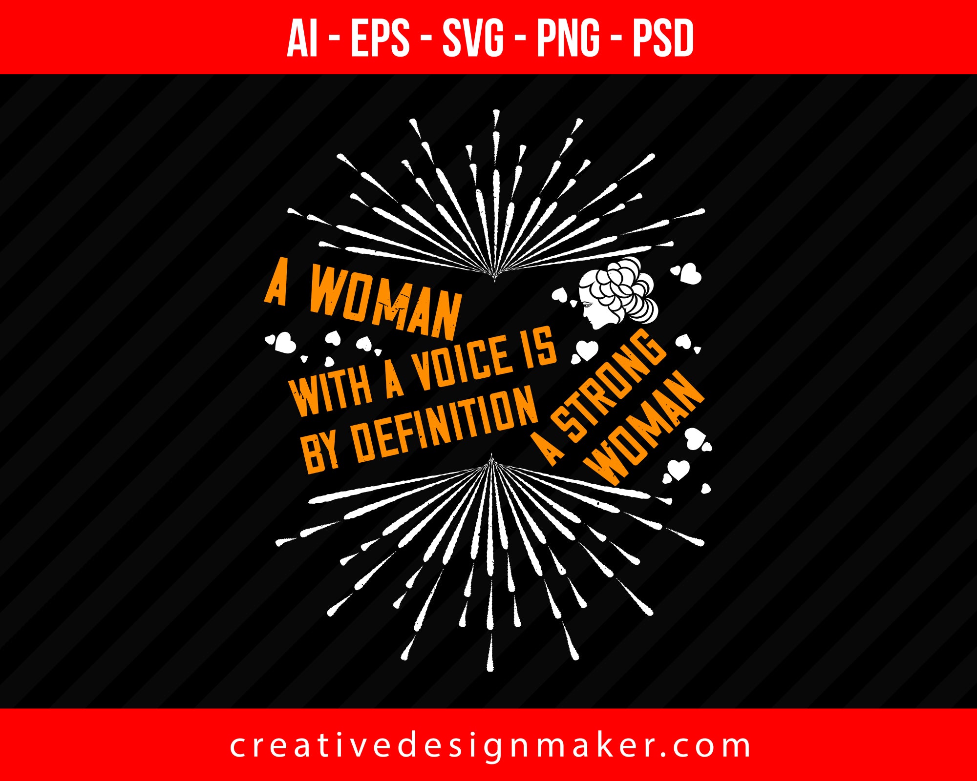 Download A Woman With A Voice Is By Definition A Strong Women S Day Creativedesignmaker