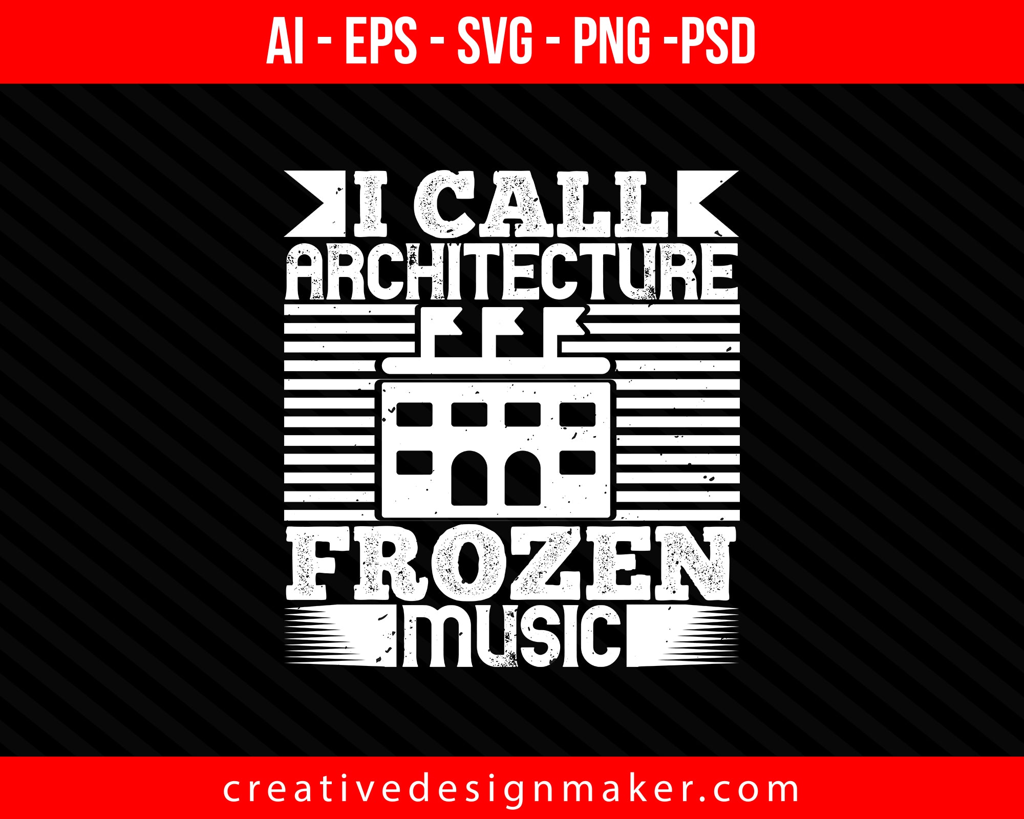 Download I Call Architecture Frozen Music Print Ready Editable T Shirt Svg Desi Creativedesignmaker