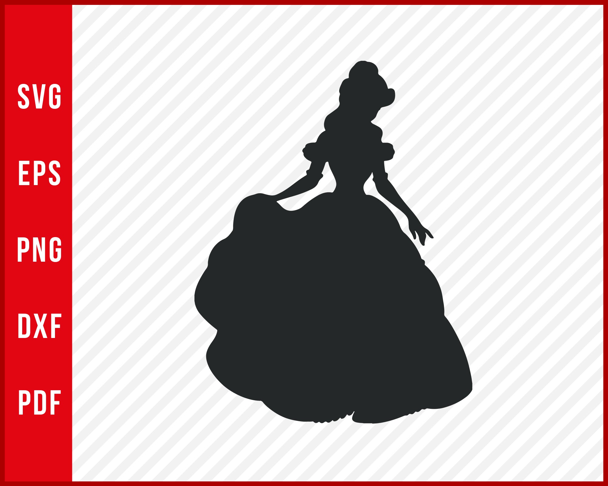 Free Free 267 Disney Princess Silhouette Svg SVG PNG EPS DXF File