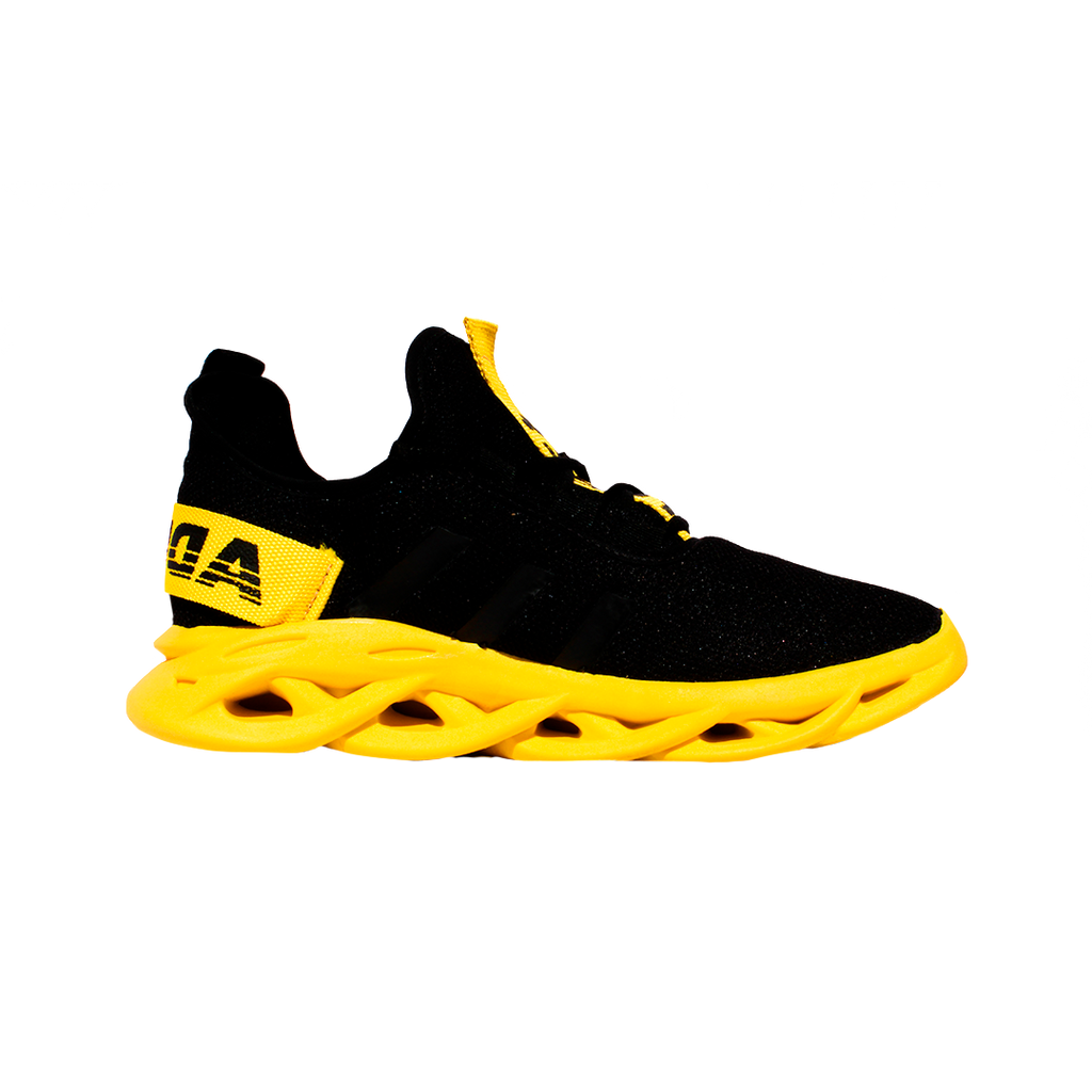 tenis adidas amarelo e preto