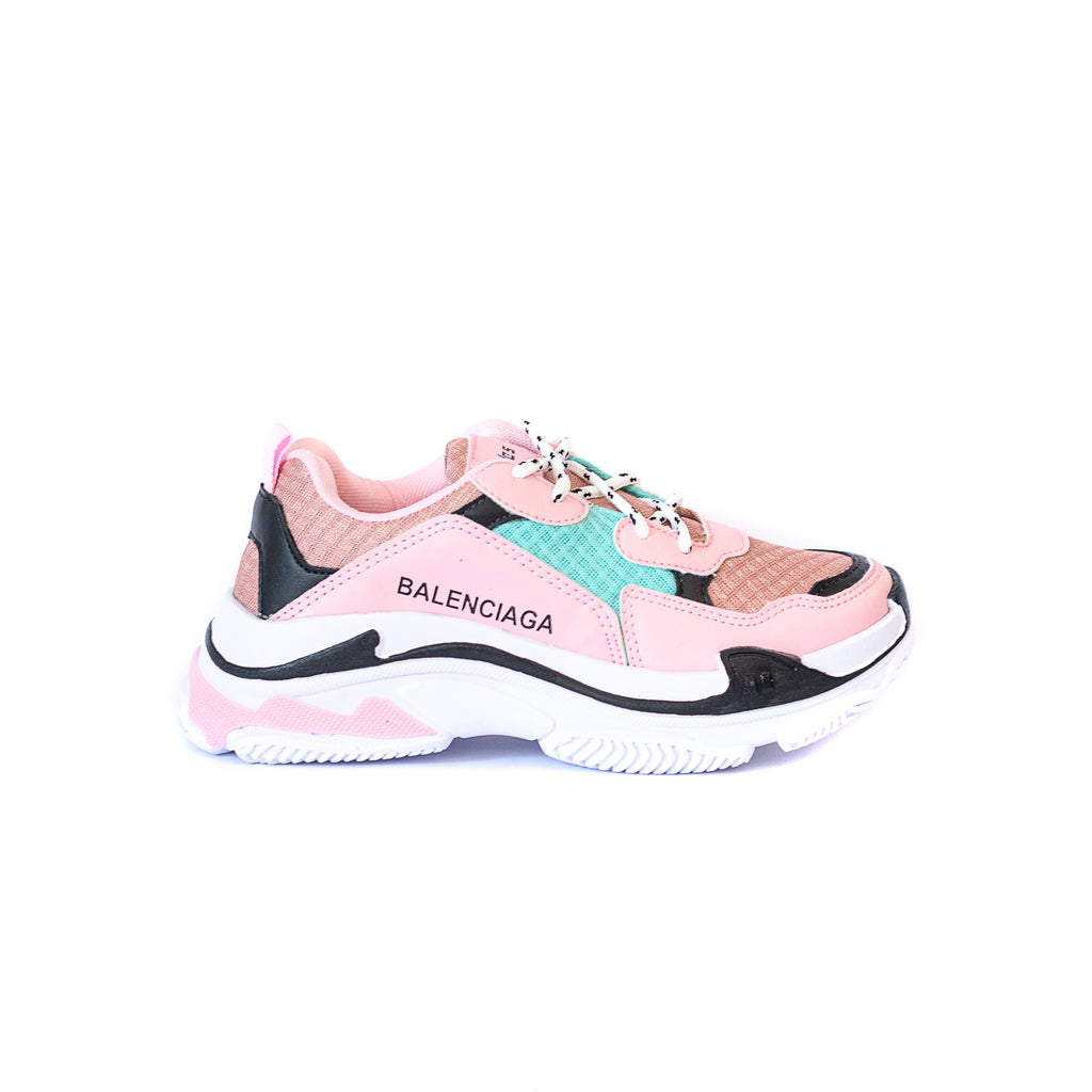 tenis balenciaga triple s rosa