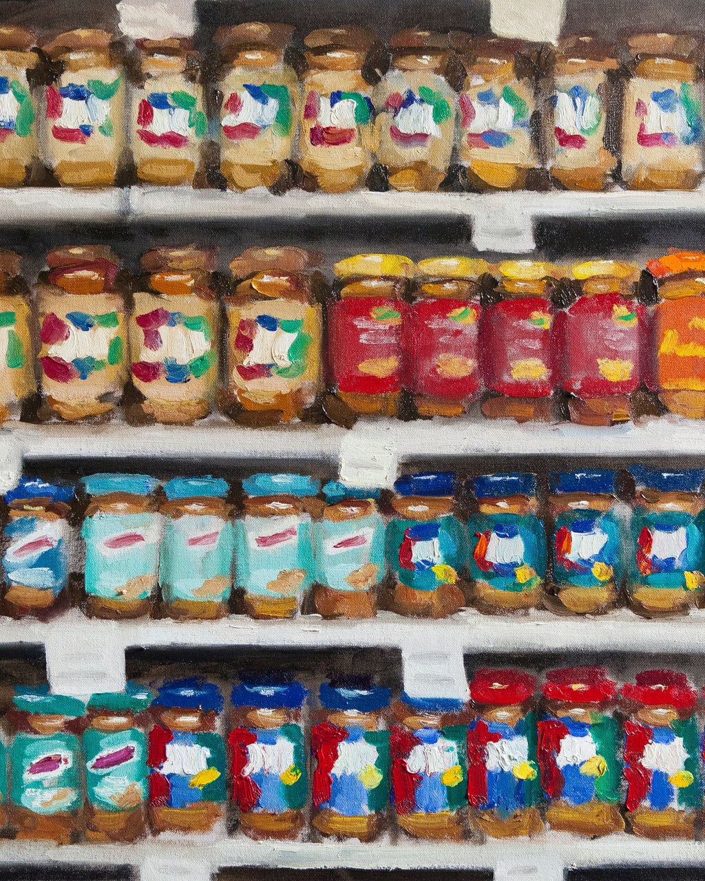 Peanut Butter Aisle - James Zamora Grocery Aisles Art Prints – Museum ...