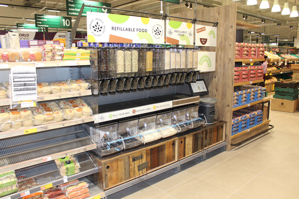 Bulk Bins used in Morrisons, Canning Town with HL Display