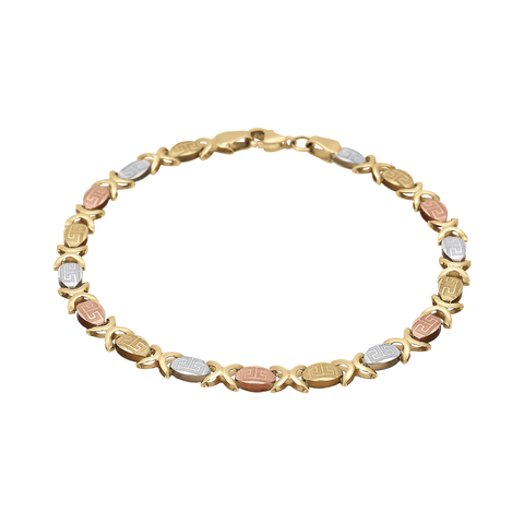 Pulsera dama Tres Oros 14k | Bo&Co