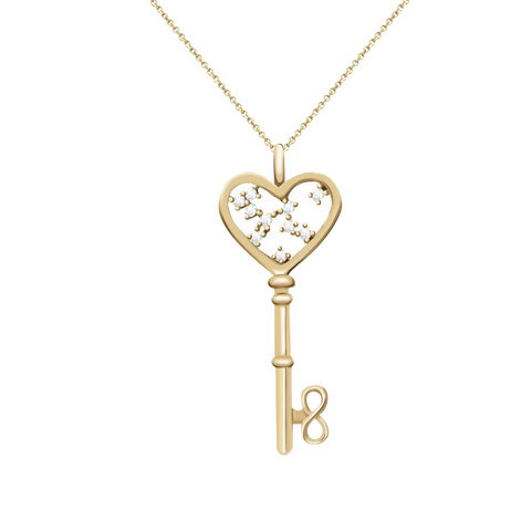 Dije con cadena The key of my heart | Bo&Co