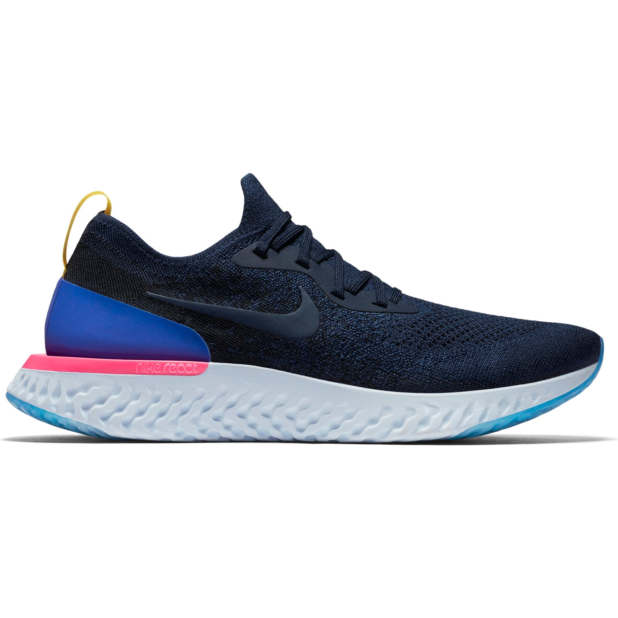 nike epic react blue pink