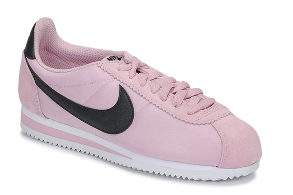 nike cortez black and pink