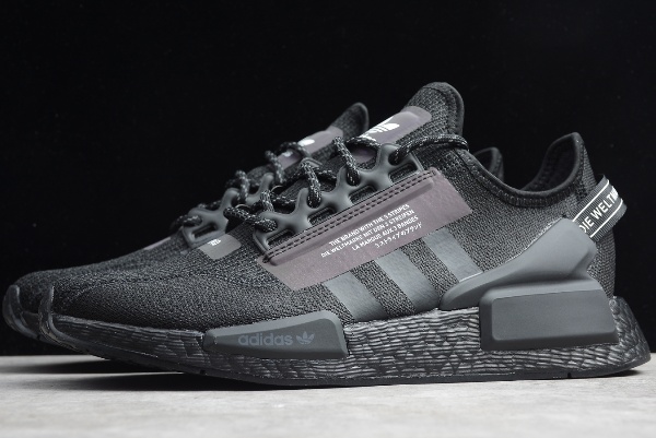 Adidas NMD R1 Boost V2 Triple Black – Royal Kicks PH